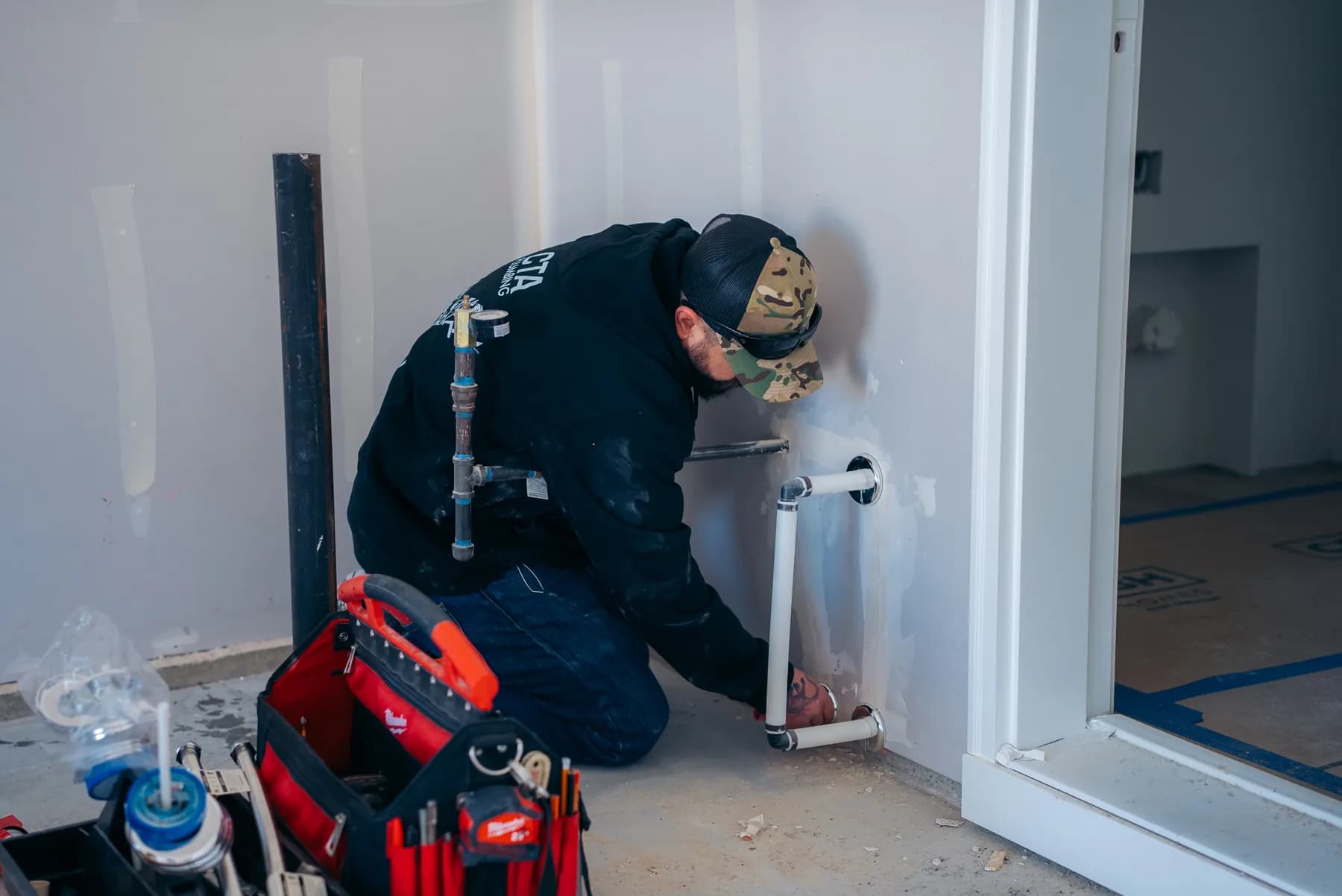 Pipe & Leak Repair service performed by a CTA Plumbing 100 technician
